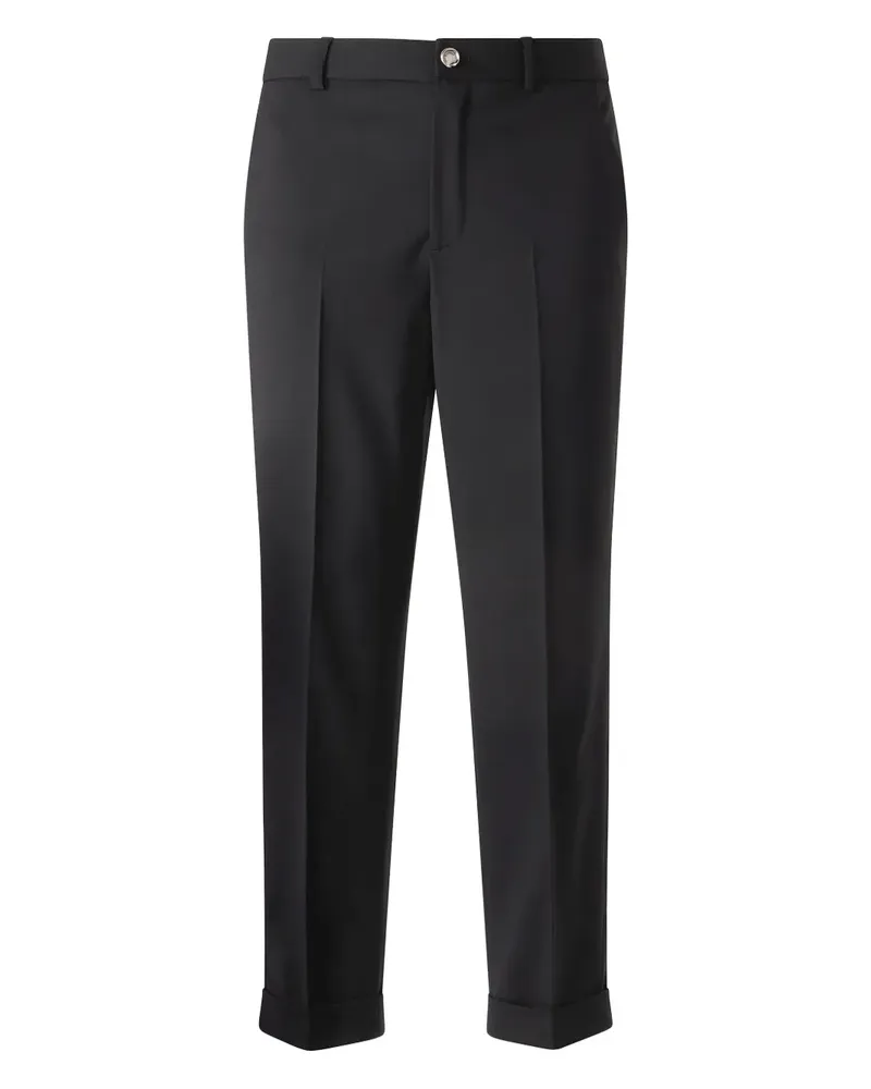 Roberto Cavalli Klassische Cropped-Hose - Schwarz Schwarz