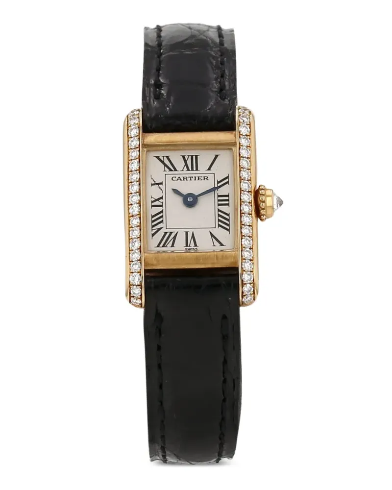 Cartier 1998 mini Tank Armbanduhr 14mm - Weiß Weiß