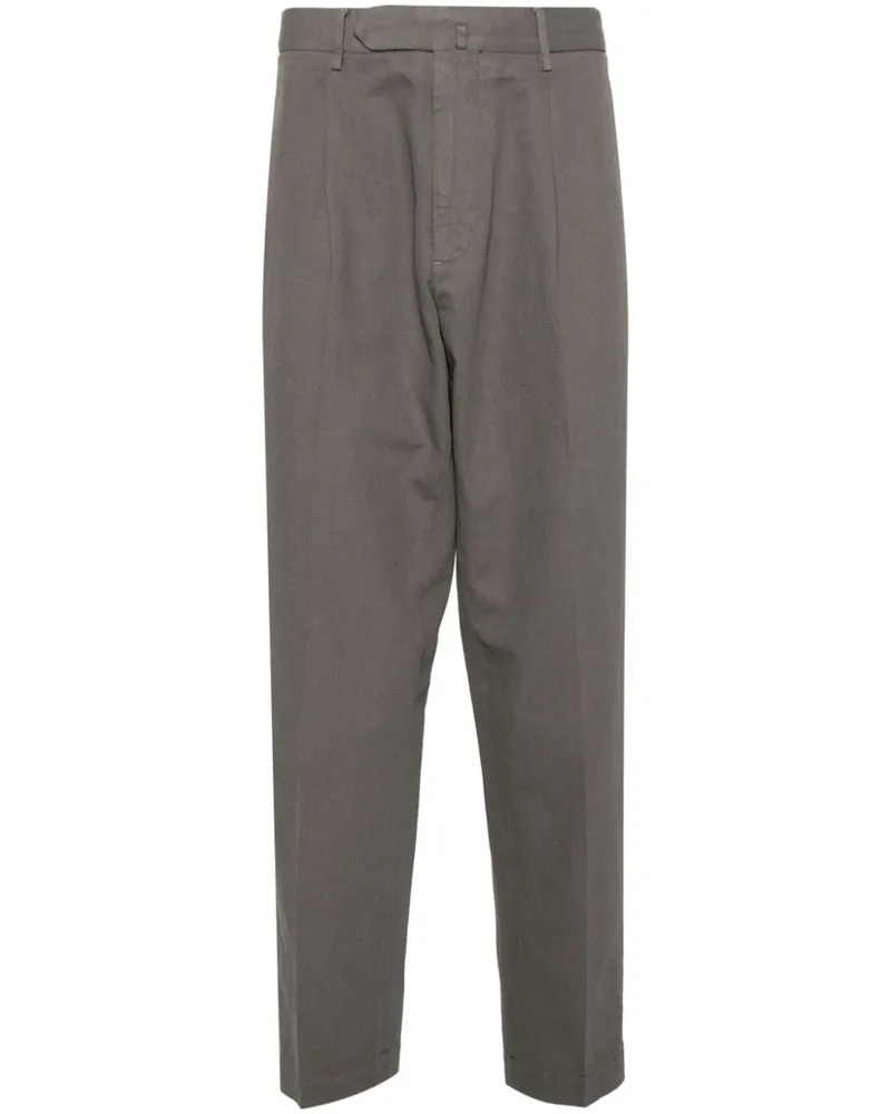 Dell'oglio Halbhohe Tapered-Hose Grau