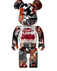 Medicom Toy x Mames Flor@ BE@RBRICK 400% Figur Rot