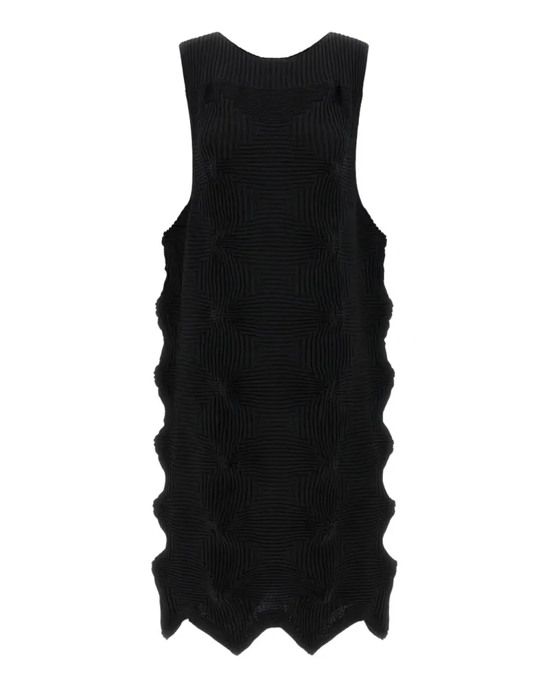 Issey Miyake Linkage sleeveless dress - Schwarz Schwarz