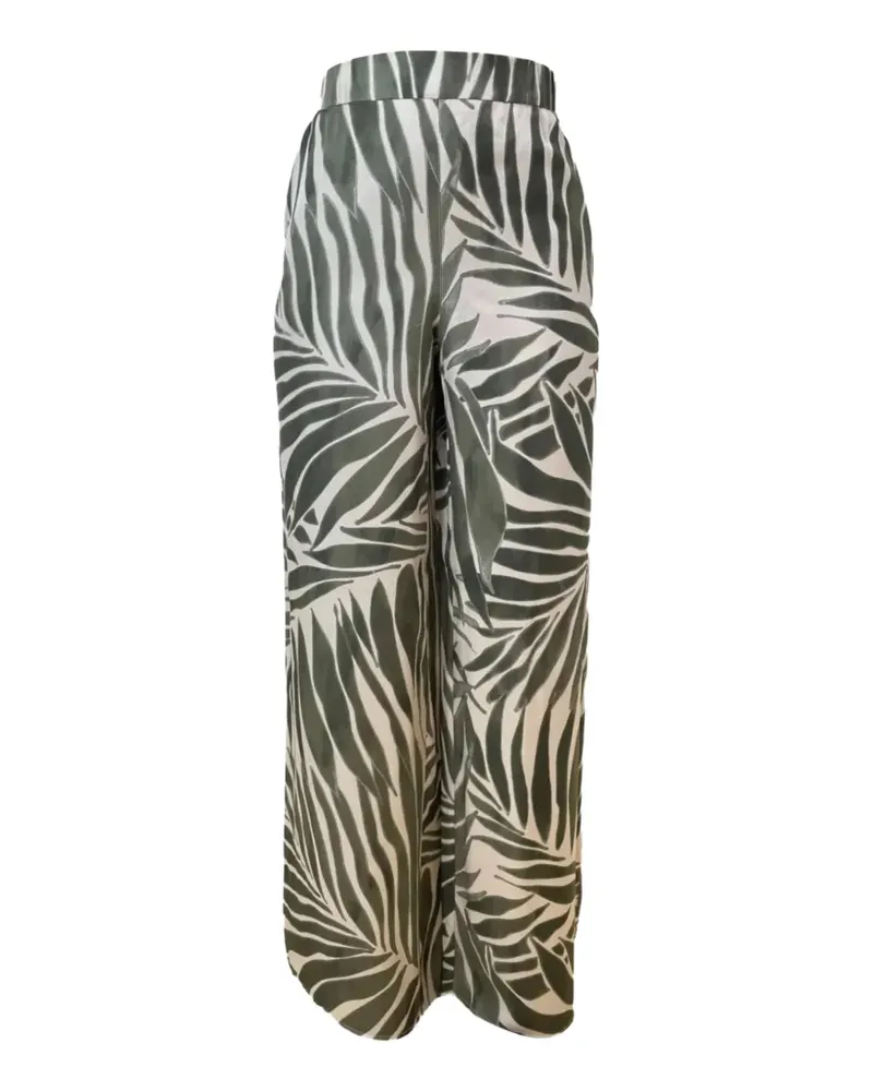 Pennyblack palm-leaf-print palazzo pants - Grün Grün