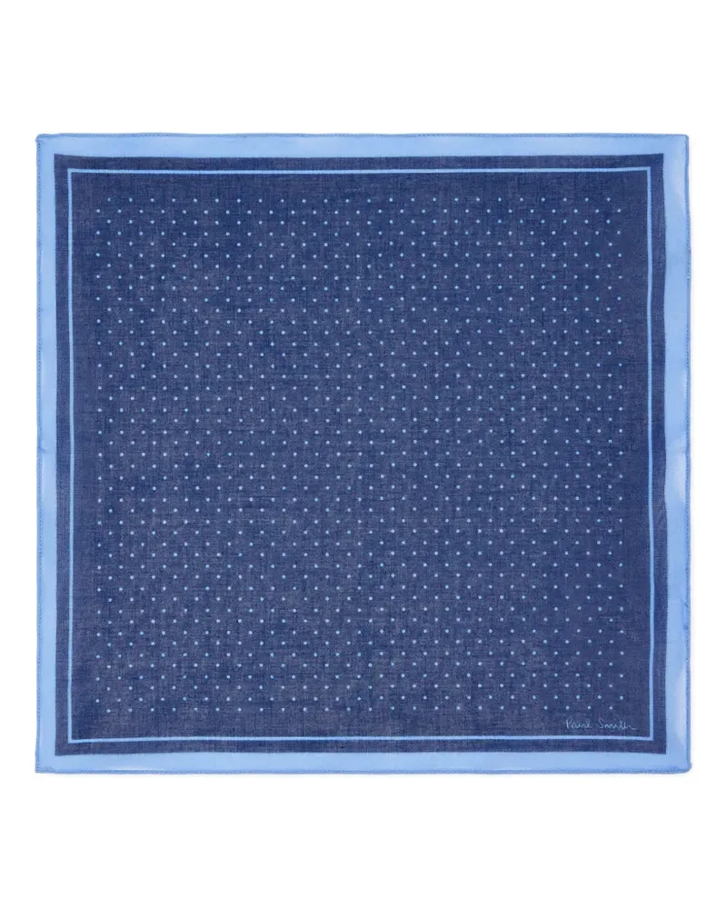 Paul Smith polka-dot pocket square - Blau Blau