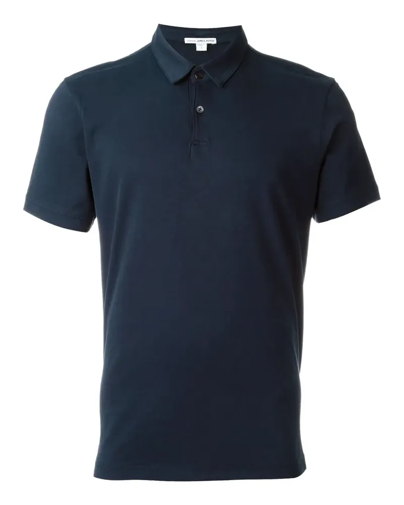 James Perse Klassisches Poloshirt - Blau Blau