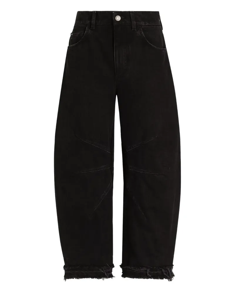 Dolce & Gabbana Ausgefranste Jeans - Schwarz Schwarz