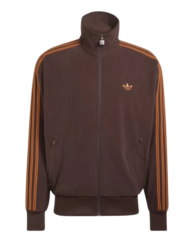 adidas Firebird Joggingoberteil aus Cord - Braun Braun
