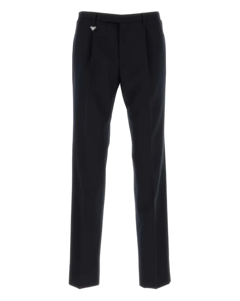 Prada Hose mit Bundfalten - Blau Blau