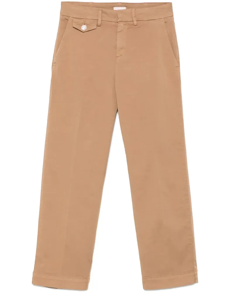 Liu Jo Klassische Tapered-Hose - Braun Braun