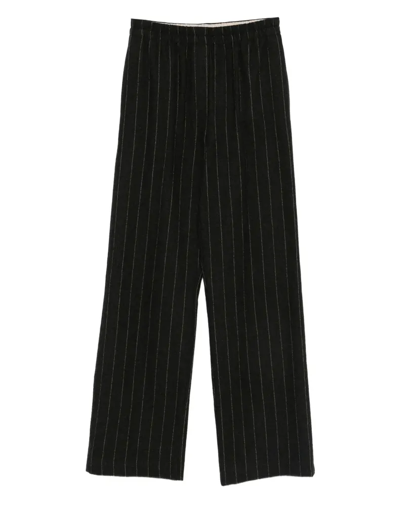 ALYSI Hose mit Nadelstreifen - Schwarz Schwarz