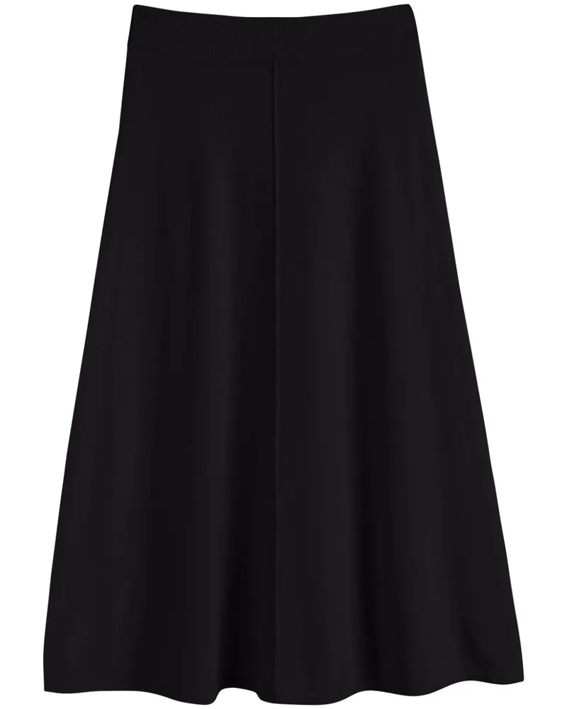 Chinti & Parker Midirock mit hohem Bund - Schwarz Schwarz