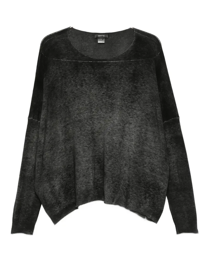Avant Toi faded-effect sweater - Grau Grau
