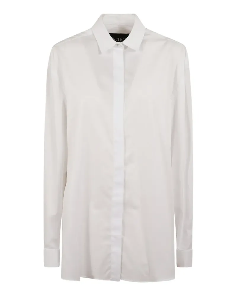 Dondup concealed-front buttoned-cuffs shirt - Weiß Weiß