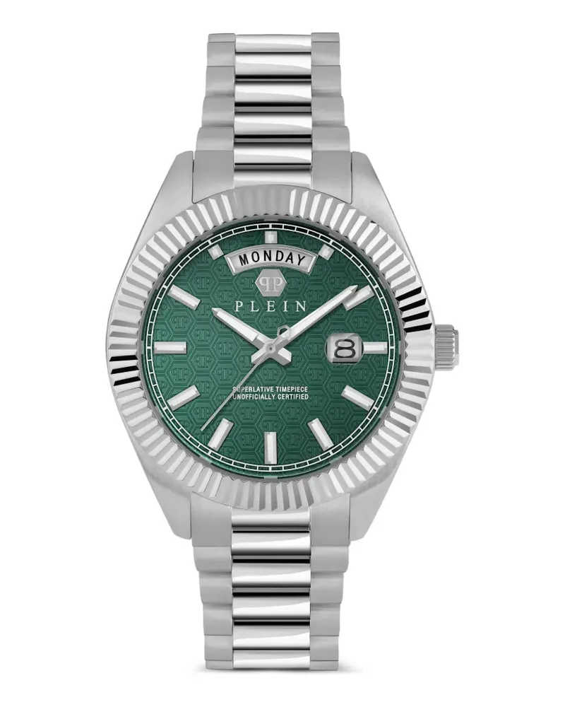 Philipp Plein Date Superlative Gent Armbanduhr 42mm - Grün Grün