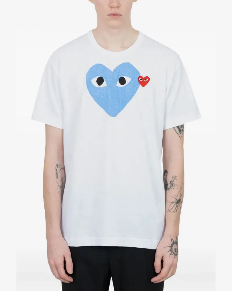 Comme des Garçons Klassisches T-Shirt - Weiß Weiß