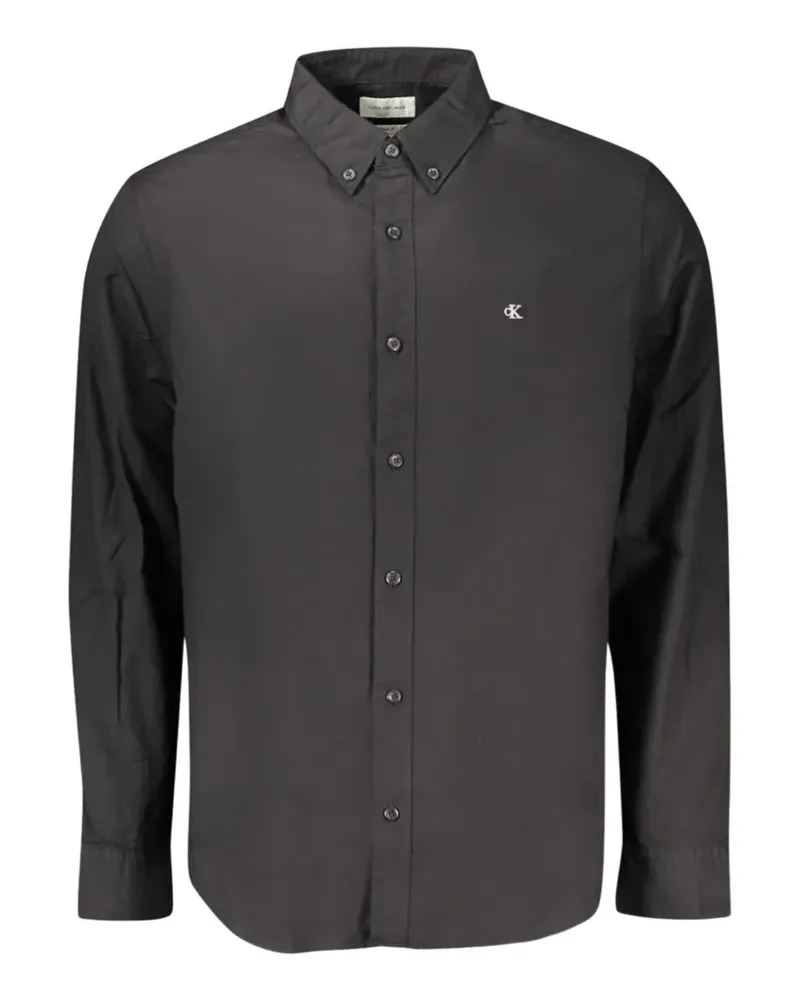 Calvin Klein button-down long-sleeve shirt - Grau Grau
