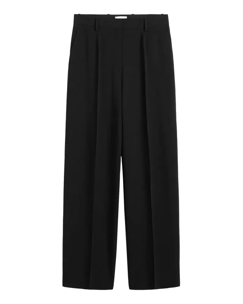 Totême Hose mit weitem Bein - Schwarz Schwarz