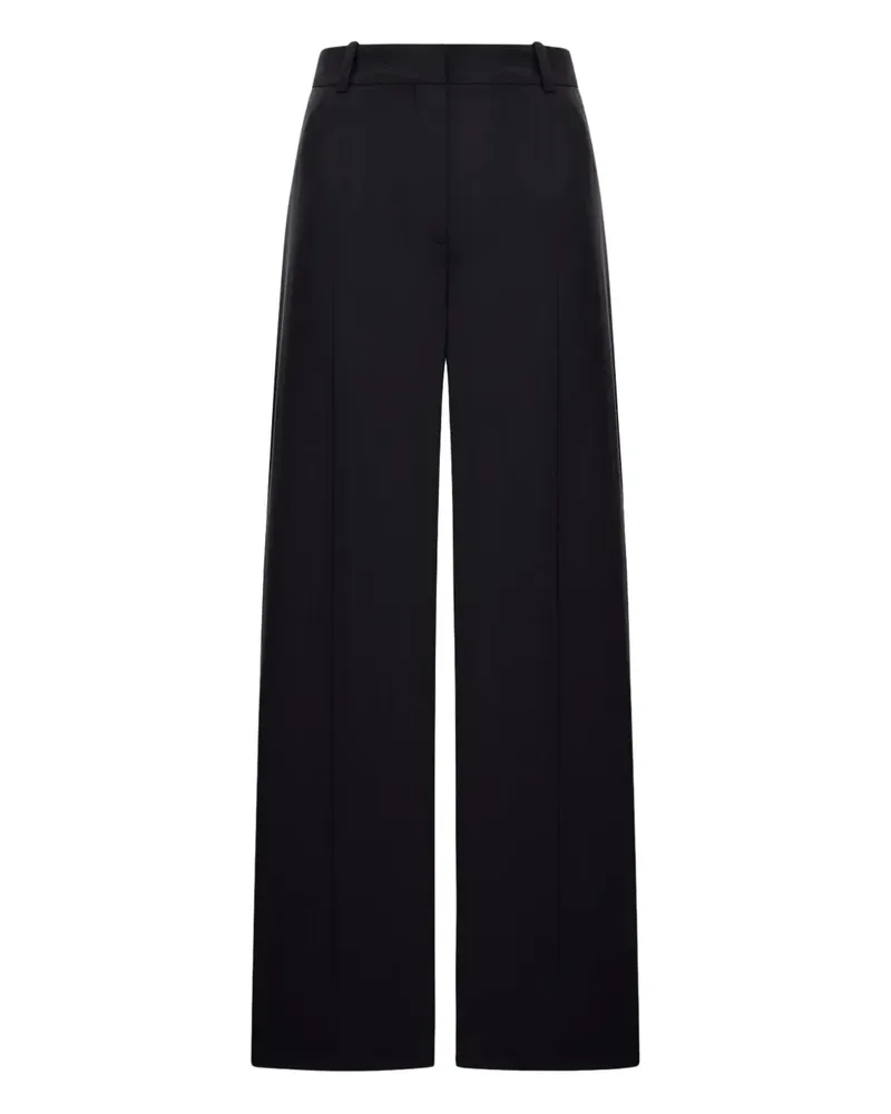 Totême Hose mit weitem Bein - Schwarz Schwarz