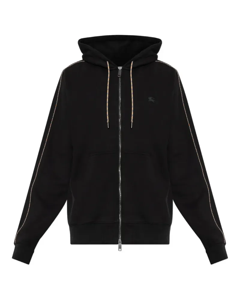 Burberry Scott logo-embroidered hoodie - Schwarz Schwarz