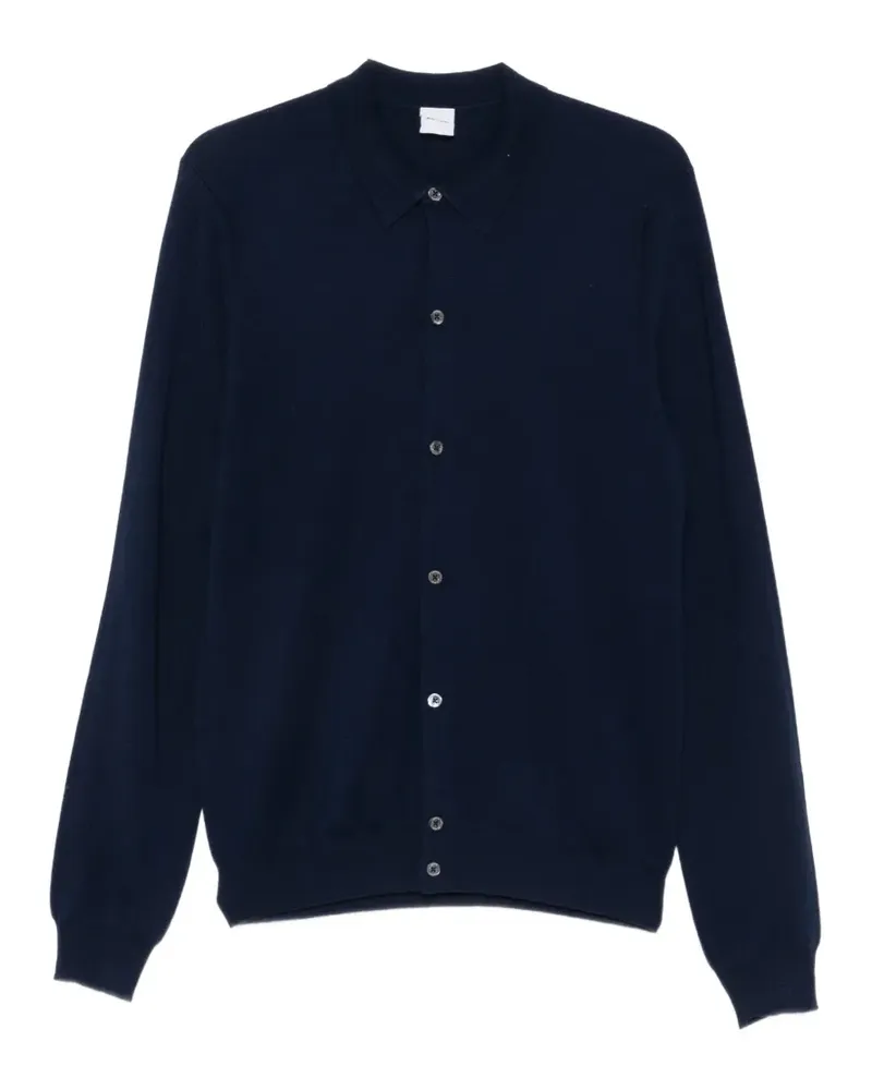 ASPESI Geknöpfter Pullover mit Polokragen - Blau Blau