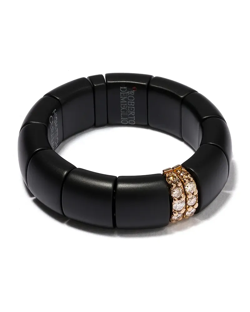 Roberto Demeglio 18kt Rotgoldring mit Diamanten - Rosa Rosa