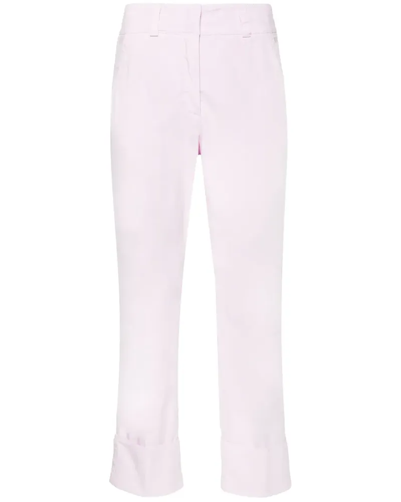 Peserico Cropped-Hose mit Umschlag - Rosa Rosa