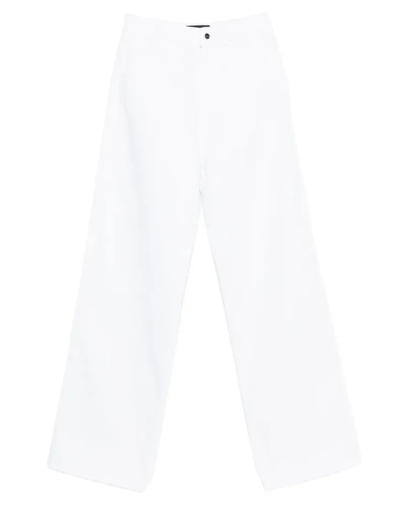 Kiton Jeans mit Gürtelschlaufen - Weiß Weiß