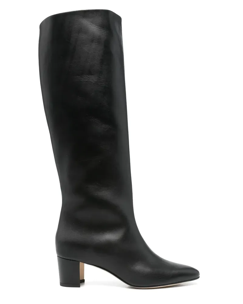 Manolo Blahnik Kniehohe Stiefel 50mm - Schwarz Schwarz
