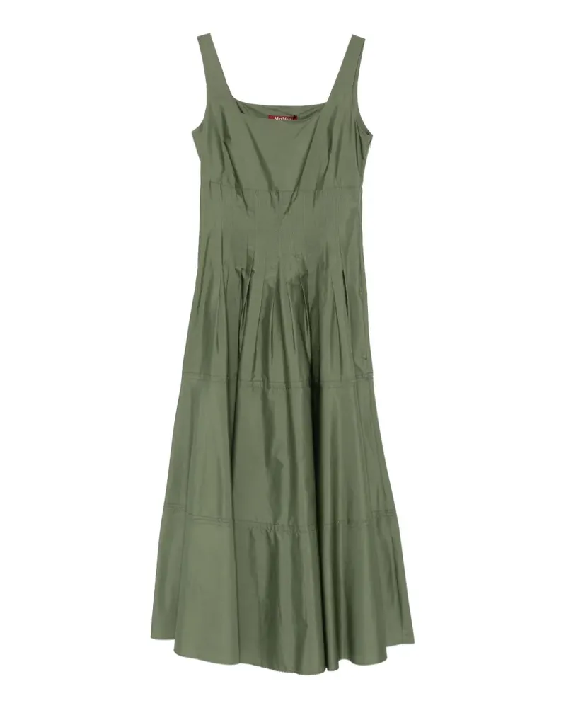 Max Mara Feltre pleated tiered dress - Grün Grün