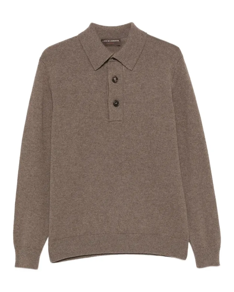 Filippo de Laurentiis button-down polo shirt - Nude Nude