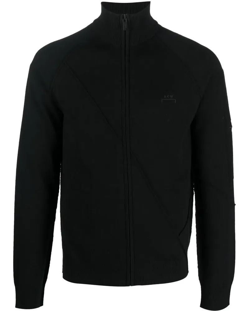 ACW* Cardigan mit Reißverschluss - Schwarz Schwarz