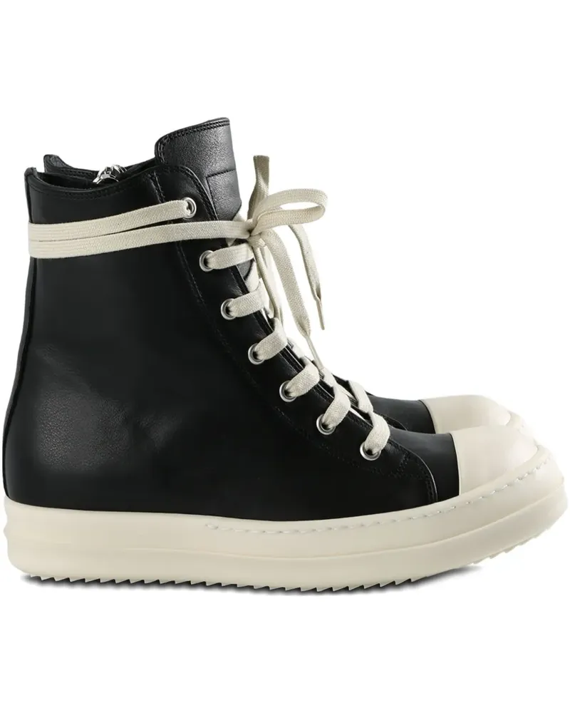 Rick Owens lace-up high-top sneakers - Schwarz Schwarz