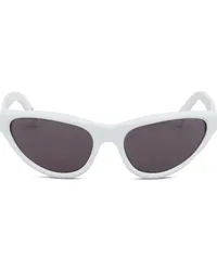 Marni Mavericks Sonnenbrille mit Cat-Eye-Gestell Weiß