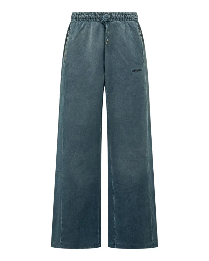 OFF-WHITE Arrow logo-detail track pants - Blau Blau