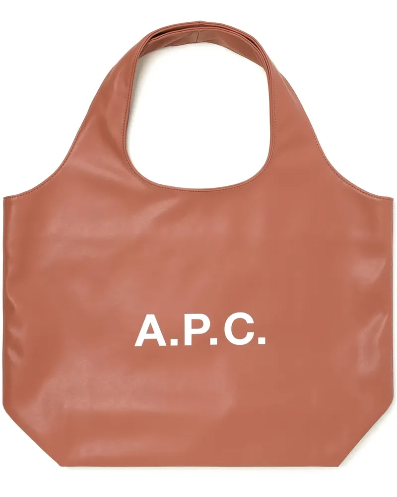 A.P.C. Mittelgroße Ninon Tote Bag - Braun Braun
