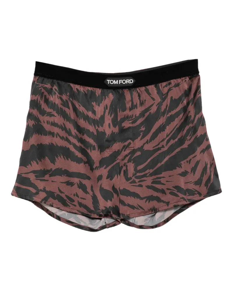 Tom Ford tiger-print boxer - Braun Braun