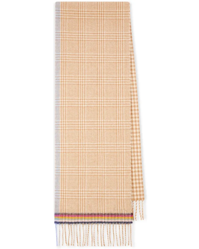 Paul Smith Karierter Schal - Nude Nude