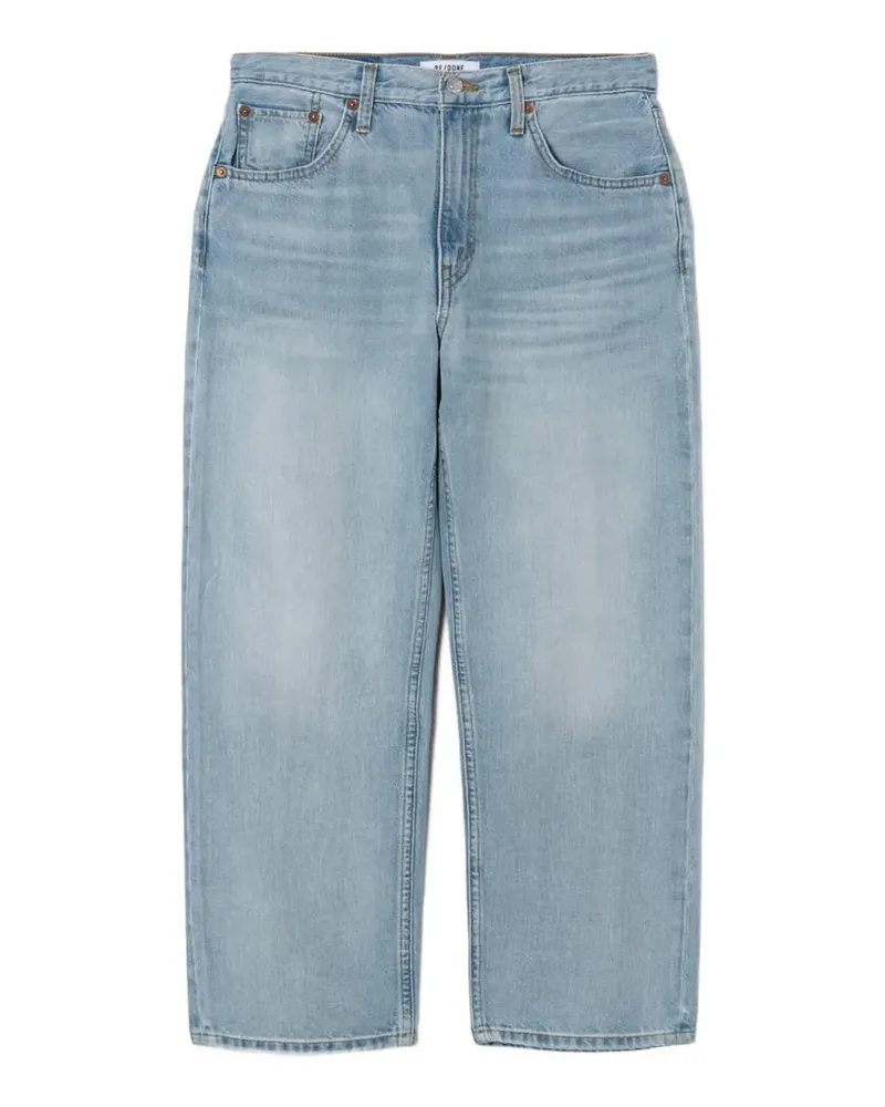 RE/DONE Gerade Ollie Jeans - Blau Blau