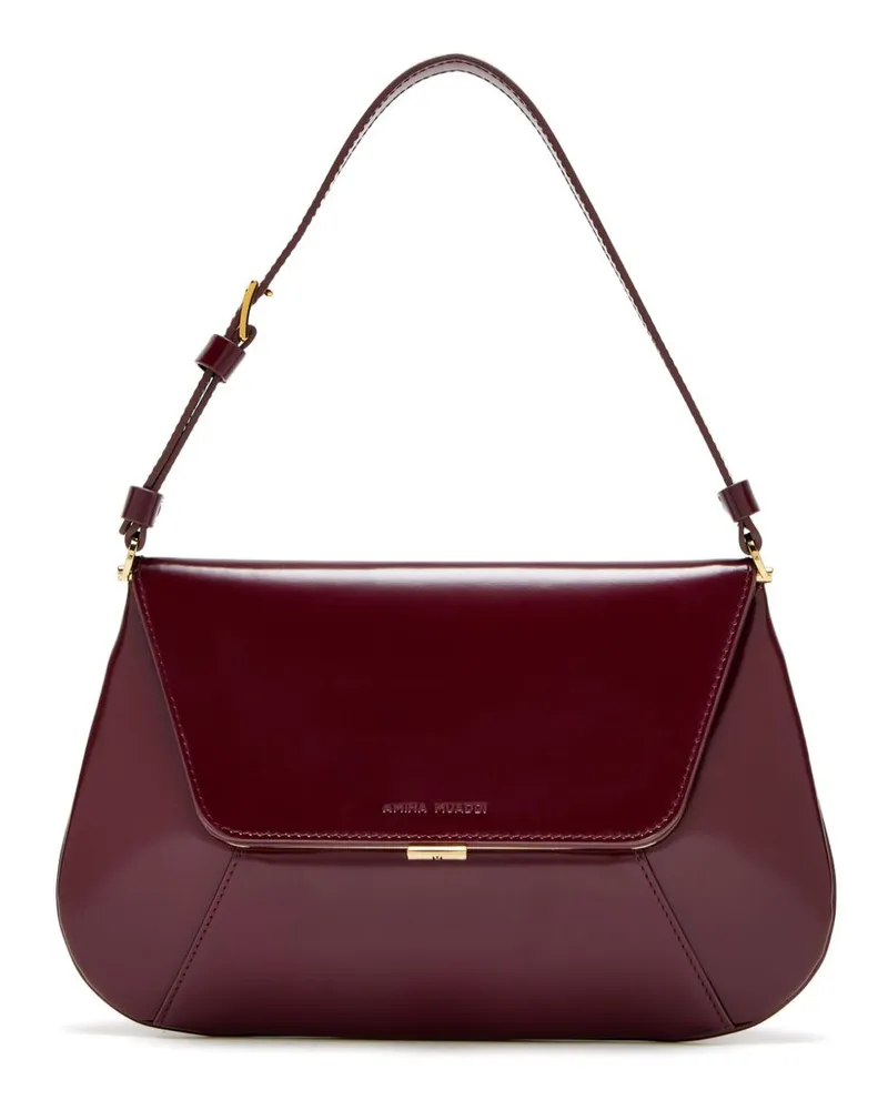 Amina Muaddi Ami Schultertasche - Rot Rot