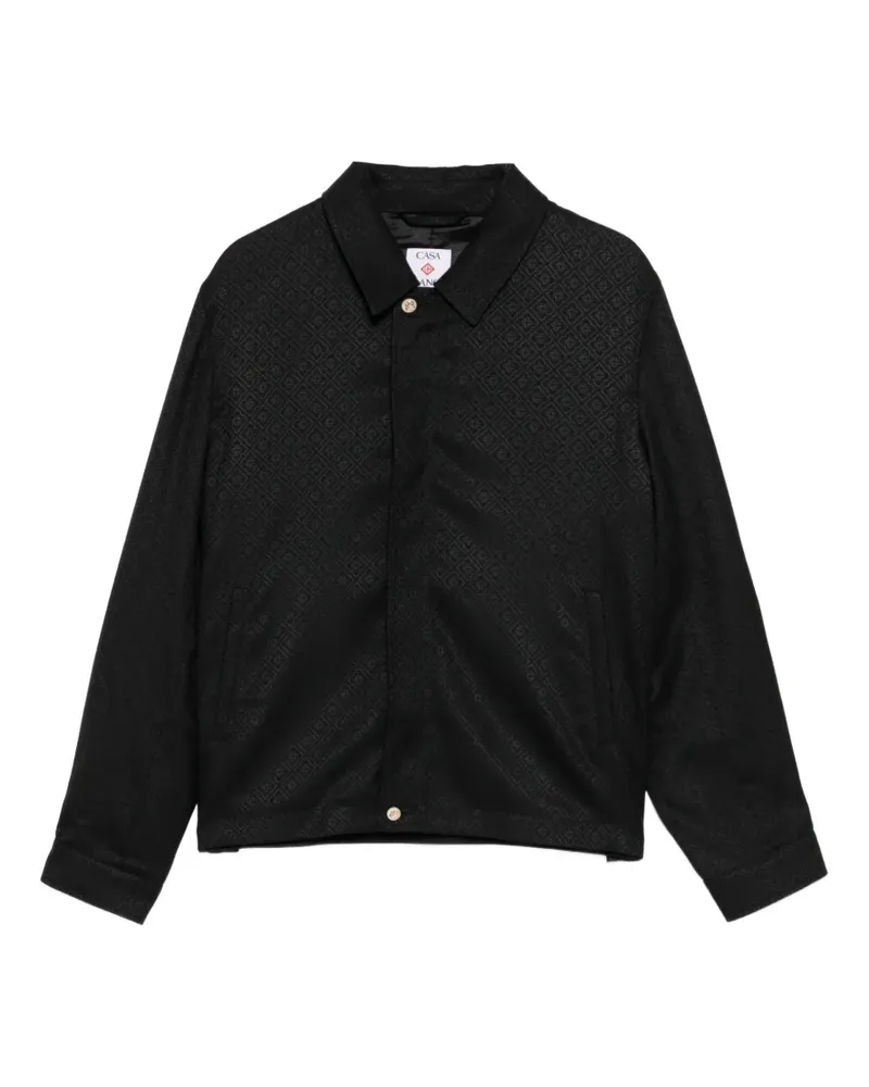Casablanca Paris monogram jacket - Schwarz Schwarz