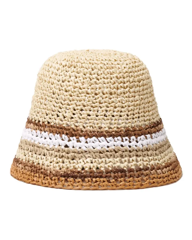 Fabiana Filippi Gestreifter Fischerhut - Nude Nude