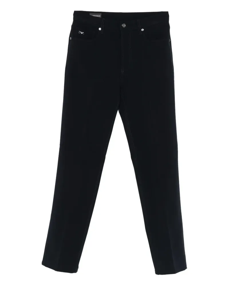 Emporio Armani Hose mit Logo-Detail - Blau Blau