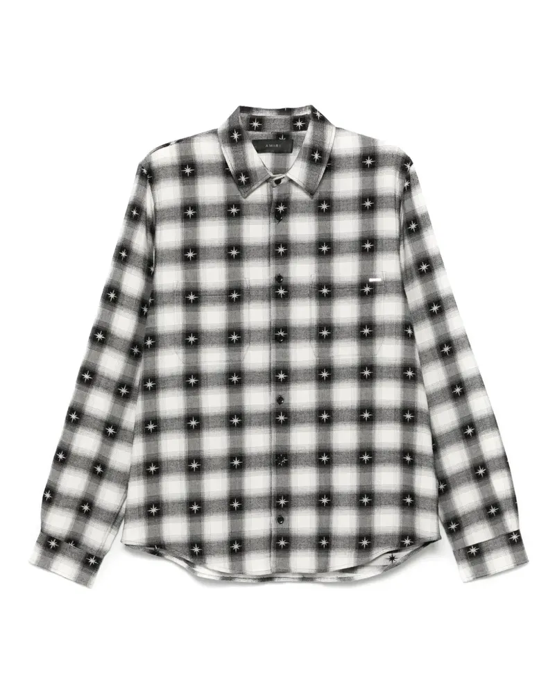 Amiri Stardust Hemd - Schwarz Schwarz