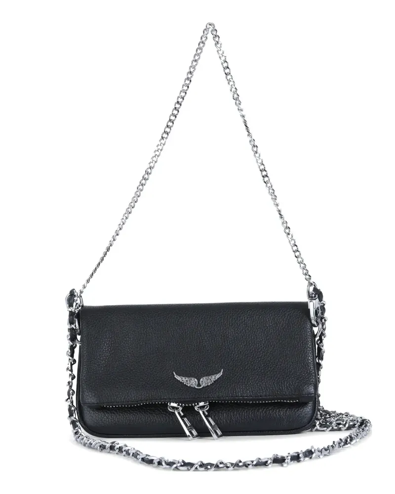Zadig & Voltaire Nano Rock Tasche mit Kette - Schwarz Schwarz