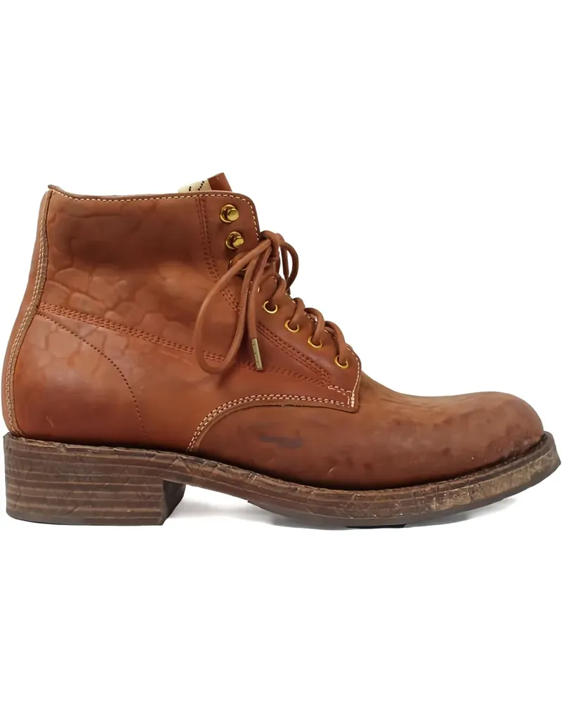 Visvim Schnürstiefel aus Leder - Braun Braun