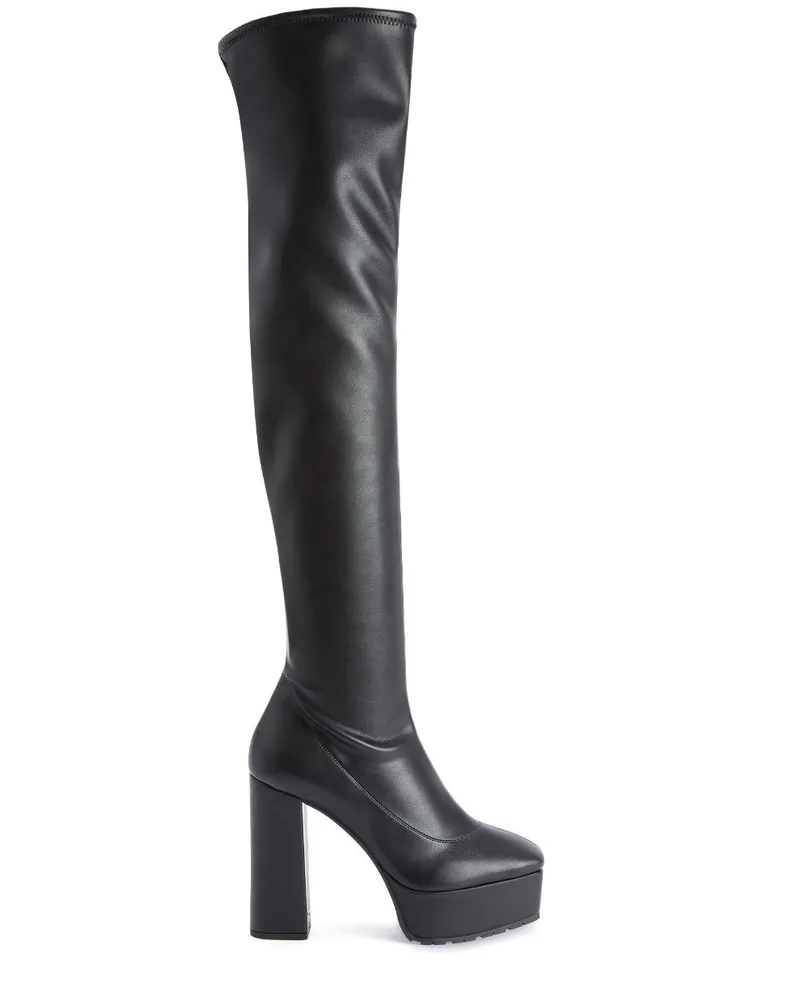 Giuseppe Zanotti Morgana Stiefel 120mm - Schwarz Schwarz