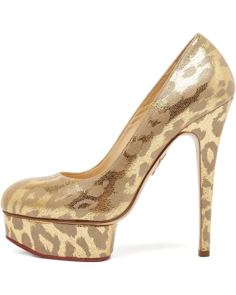 Charlotte Olympia Dolly Pumps mit Plateau - Gelb Gelb