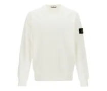 Sweatshirt aus Fleece - Weiß