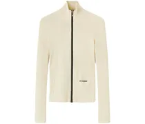 Cardigan mit Logo - Nude