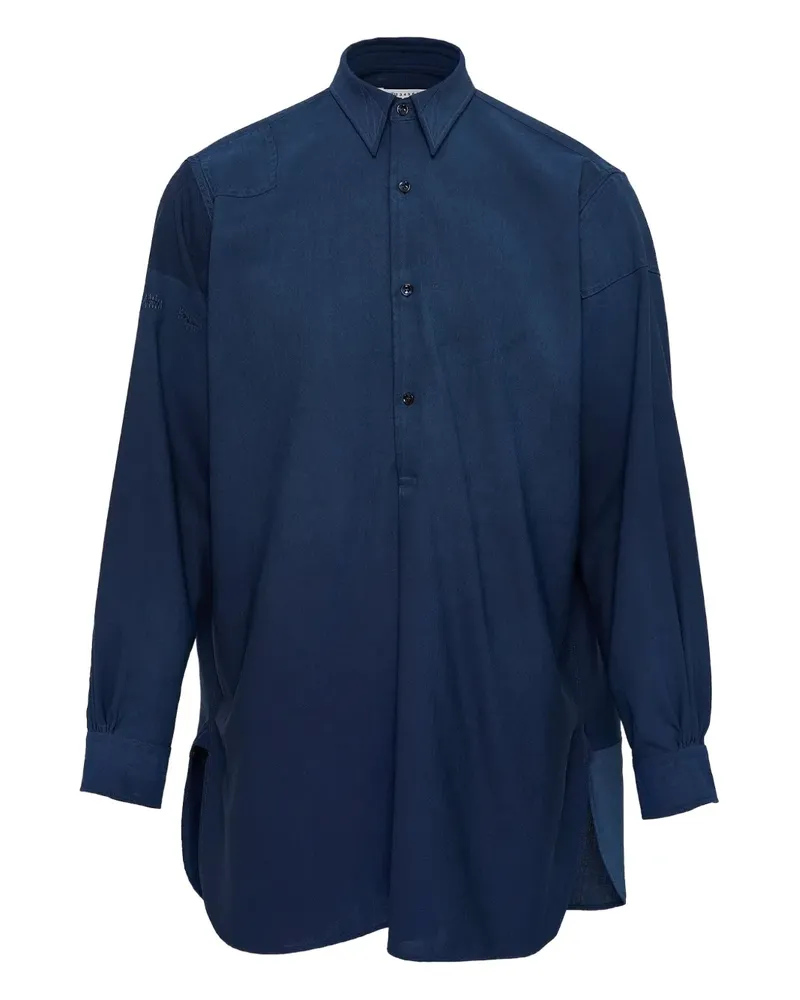 Maison Margiela Hemd mit Einsätzen - Blau Blau