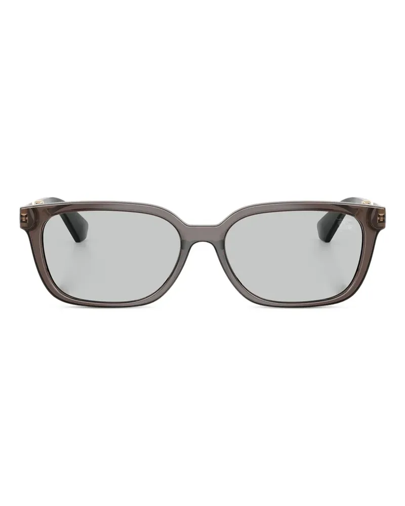 Burberry Sonnenbrille mit eckigem Gestell - Grau Grau